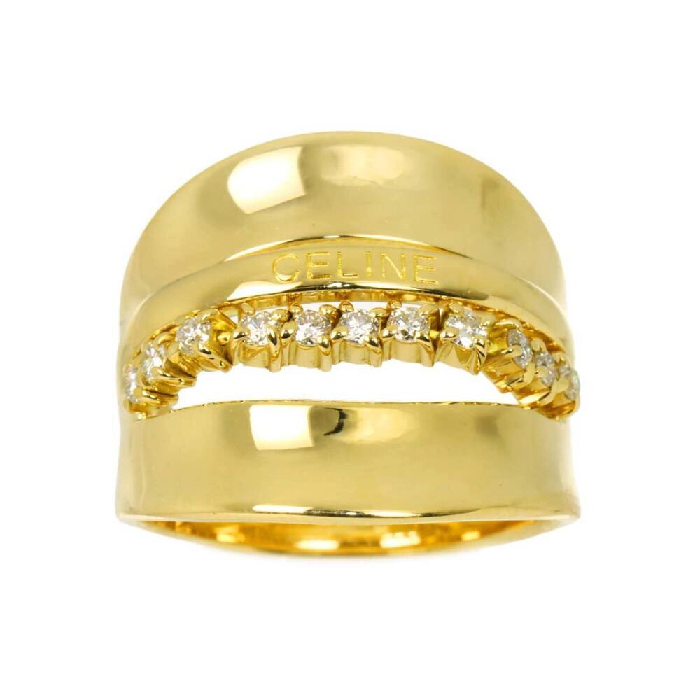 CELINE 18k Gold Diamond Ring